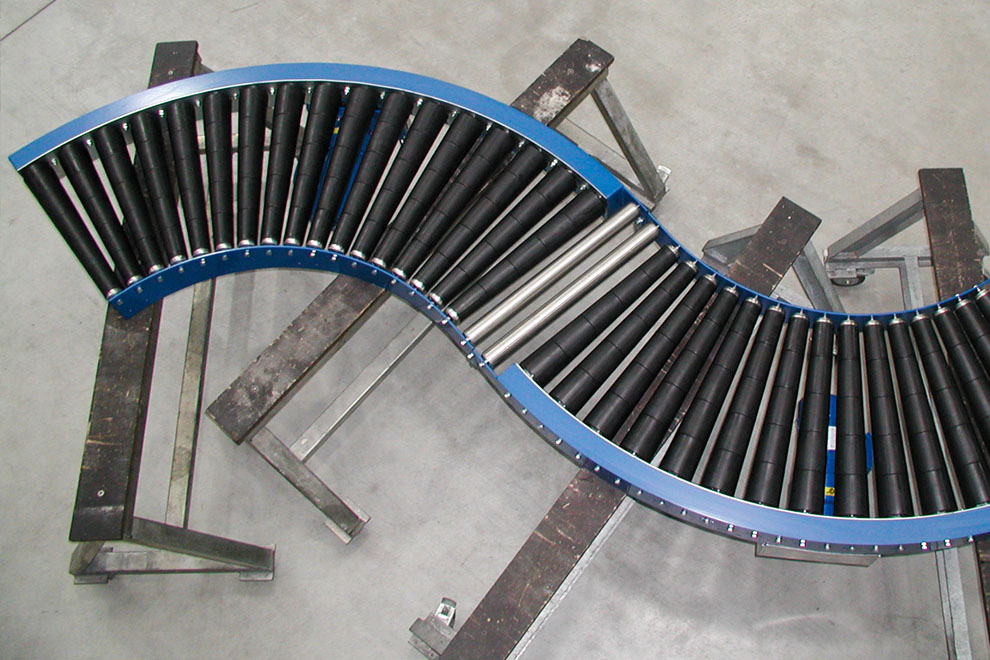 Arrowcon Curve Roller Conveyor System