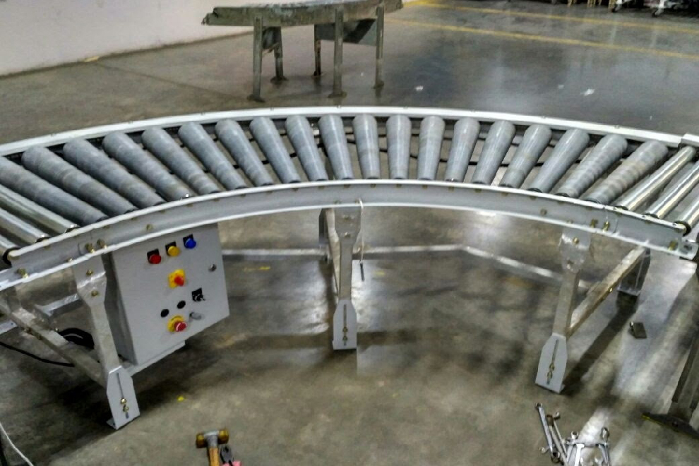 Curve Roller Conveyor Features
