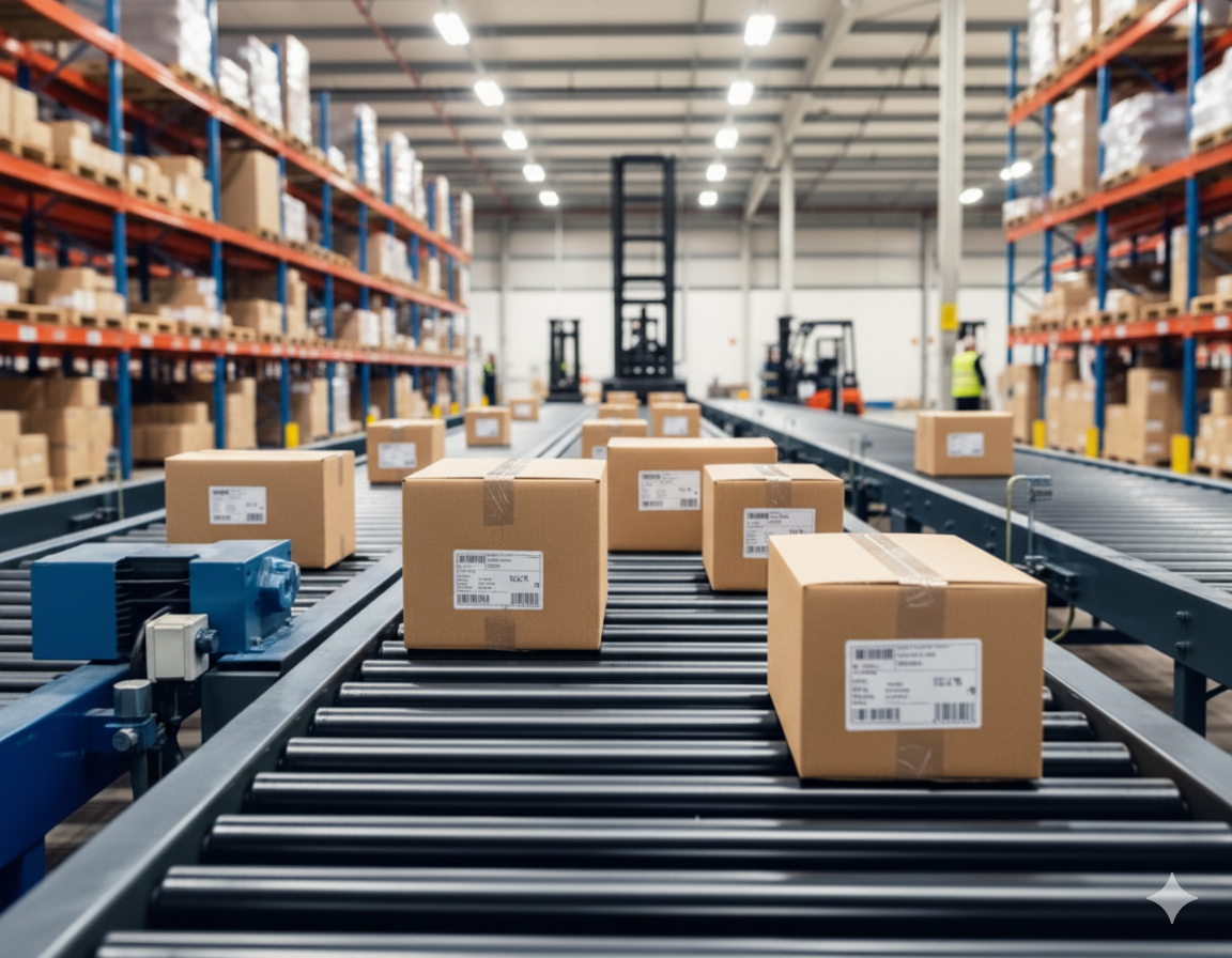 Arrowcon Gravity Roller Conveyor System