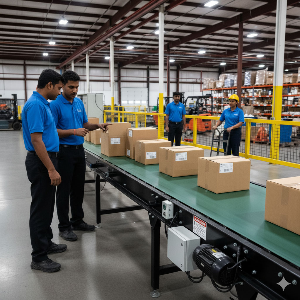 Industrial Belt Conveyor